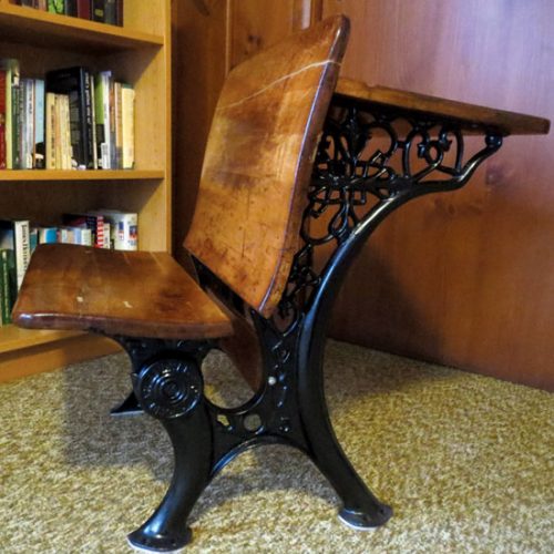 Brought Antique School Desk Back to Life